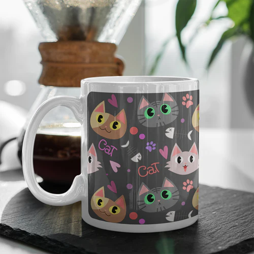 Taza de Gatos - Pattern