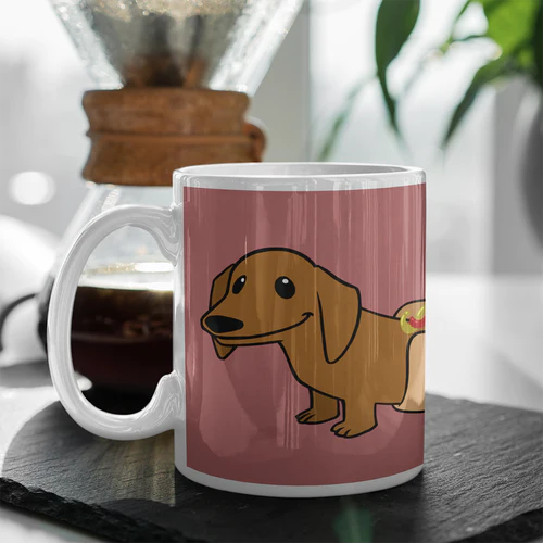 Taza de Perro - Salchicha Café
