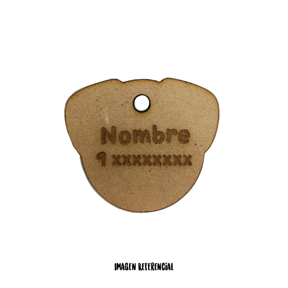 Placa de Gato - Madera