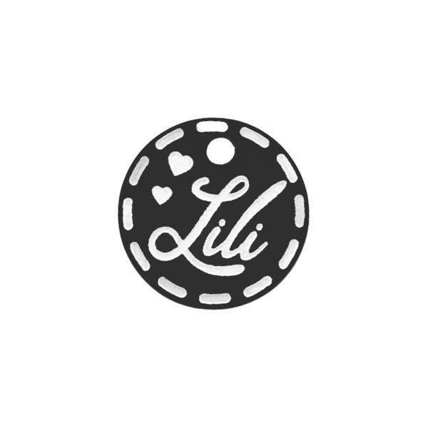 Placa de Perro - Acrilico redonda