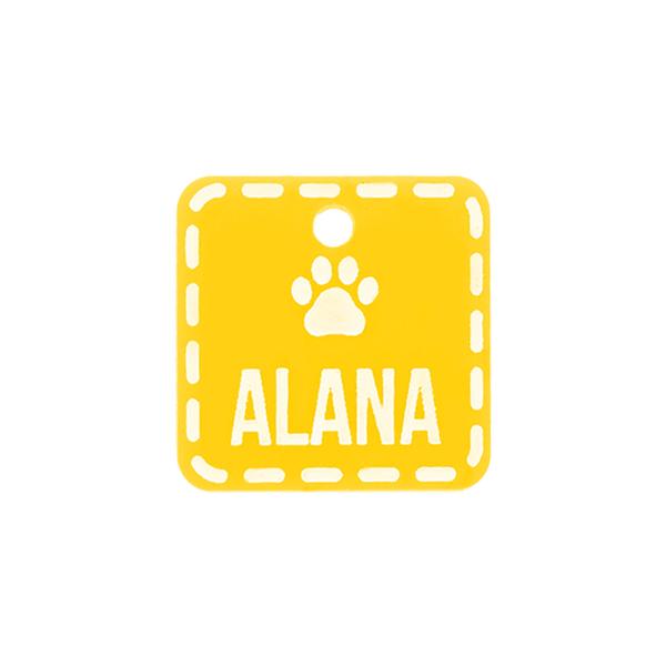 Placa de Perro - Acrilico Cuadrada