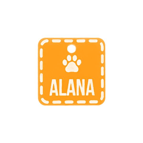 Placa de Perro - Acrilico Cuadrada