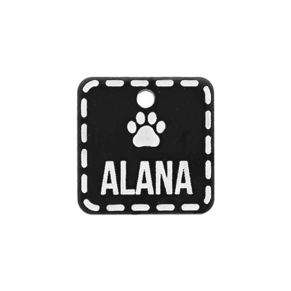 Placa de Perro - Acrilico Cuadrada