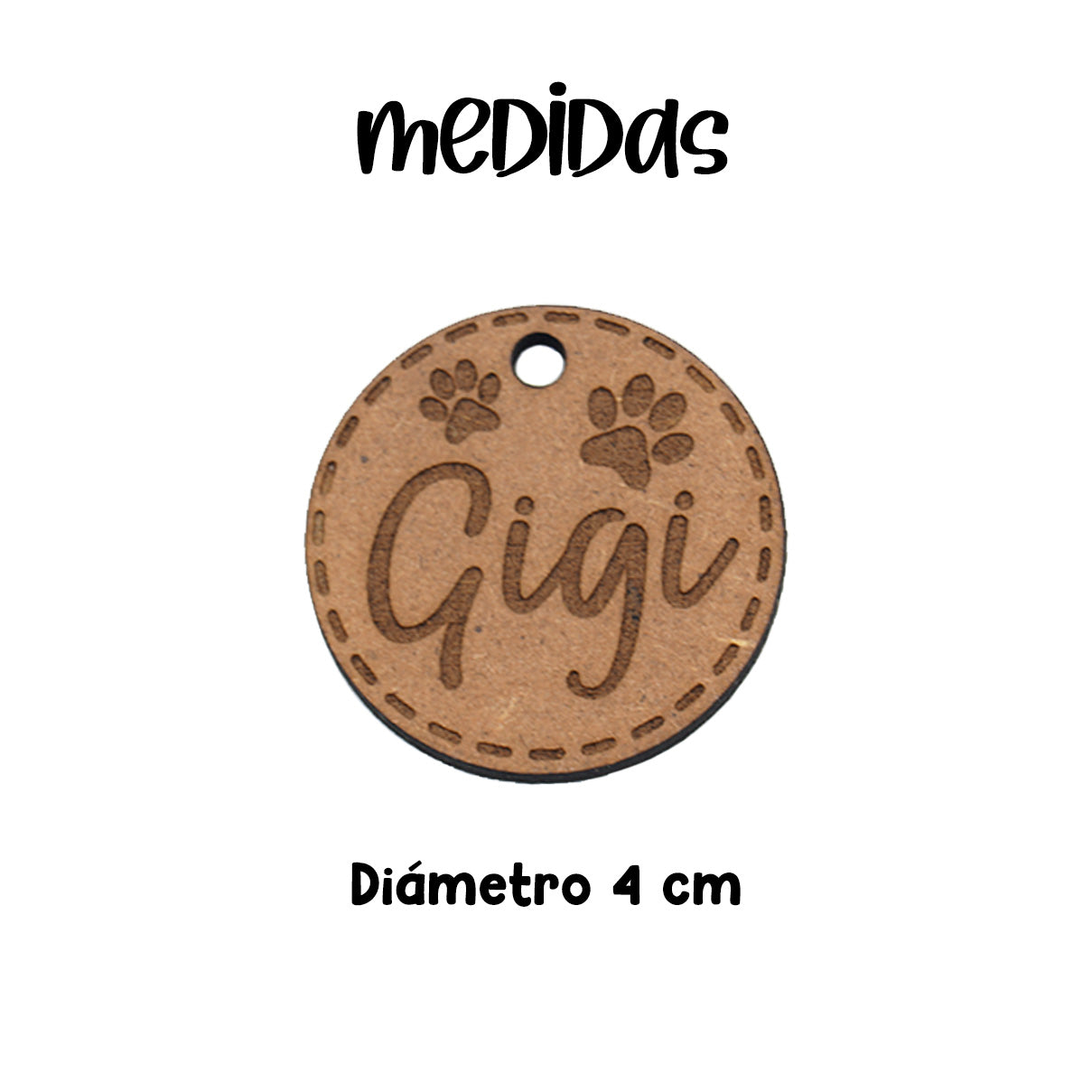 Placa de Gato - Circular