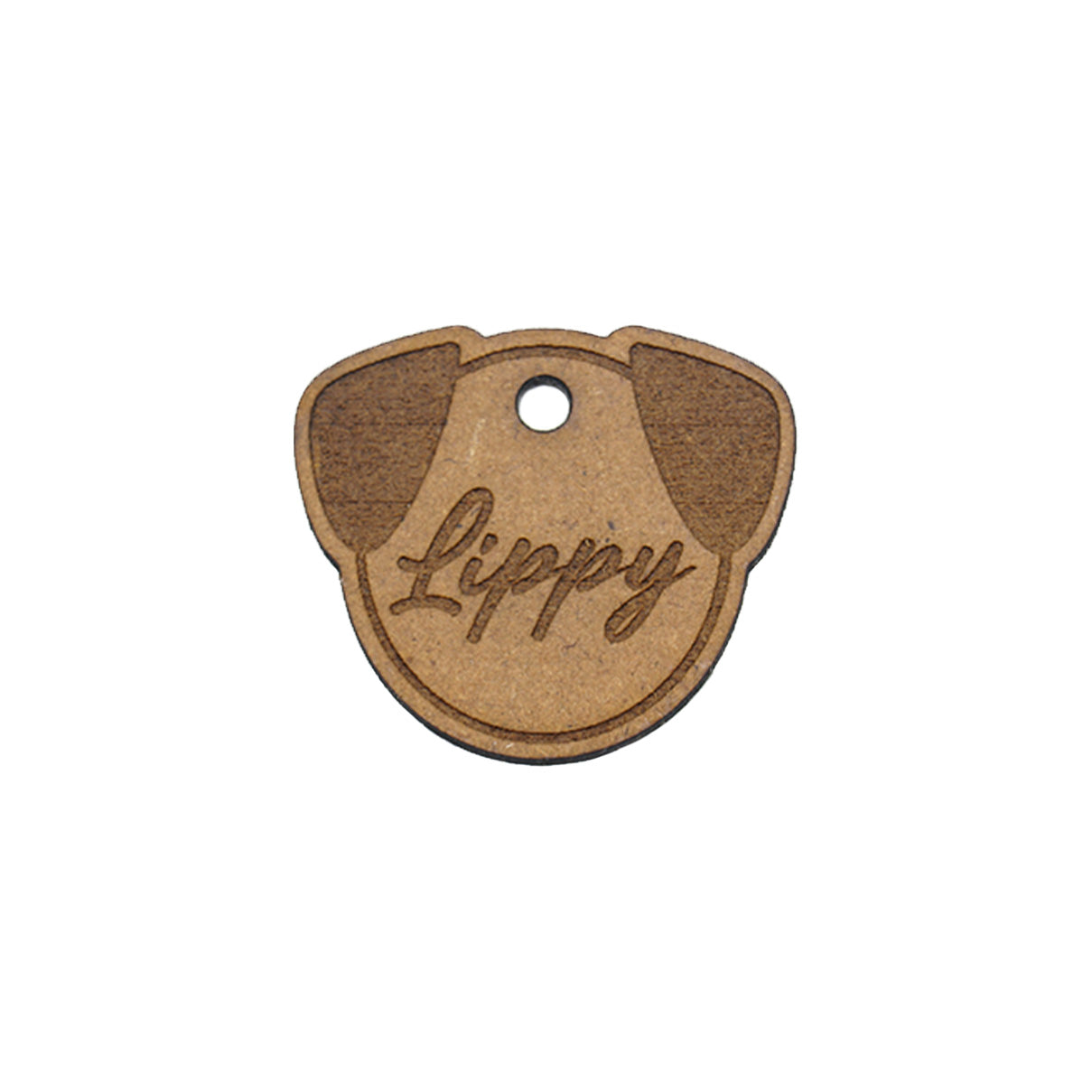 Placa de Perro - Madera