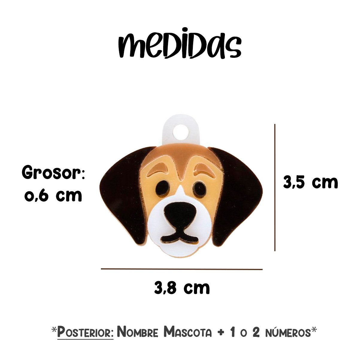 Placa de Perro - Beagle