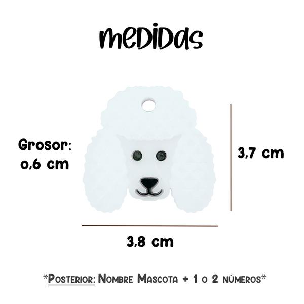 Placa de Perro - Poodle