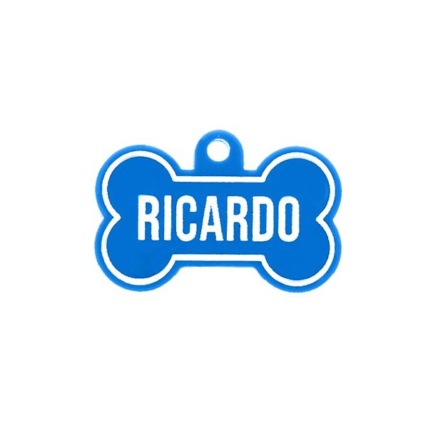 Placa Perro - Hueso Acrílico