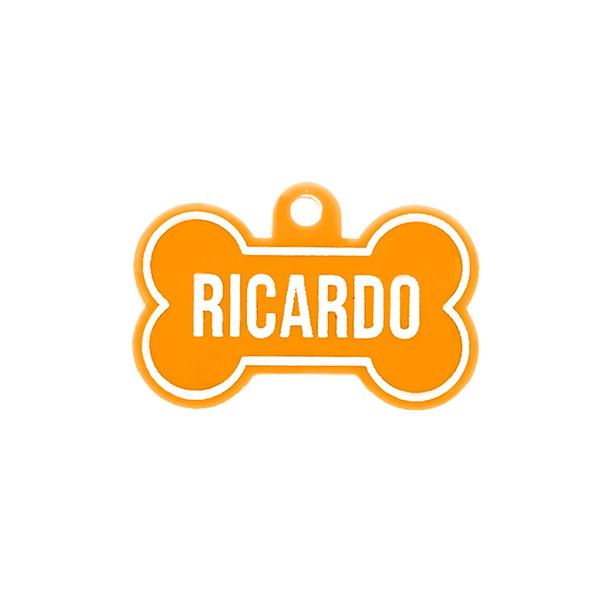 Placa Perro - Hueso Acrílico