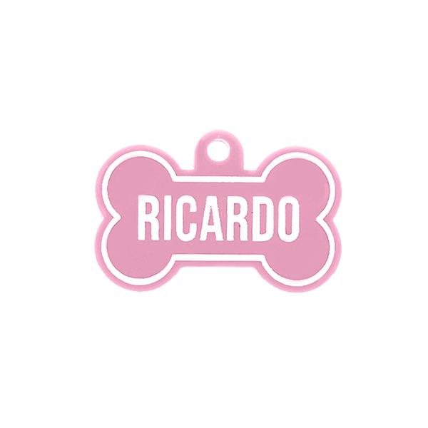 Placa Perro - Hueso Acrílico