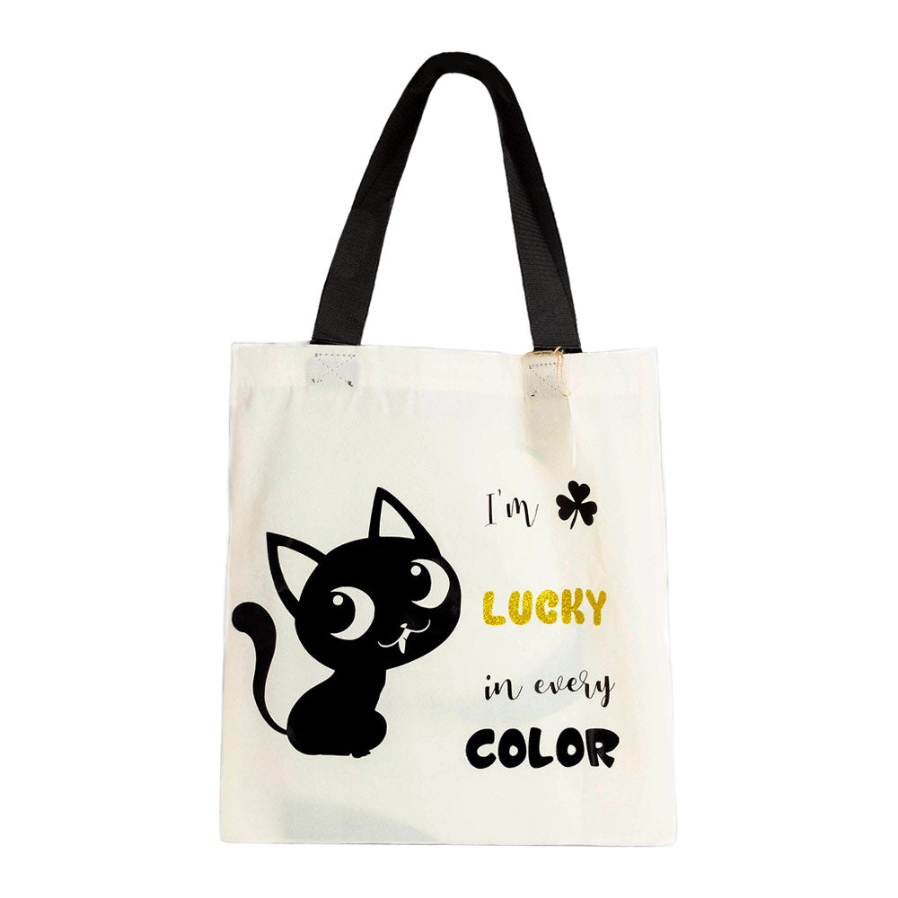 Bolso de Gato - Blanco Lucky