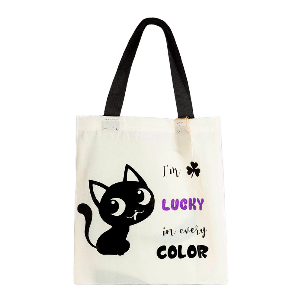 Bolso de Gato - Blanco Lucky