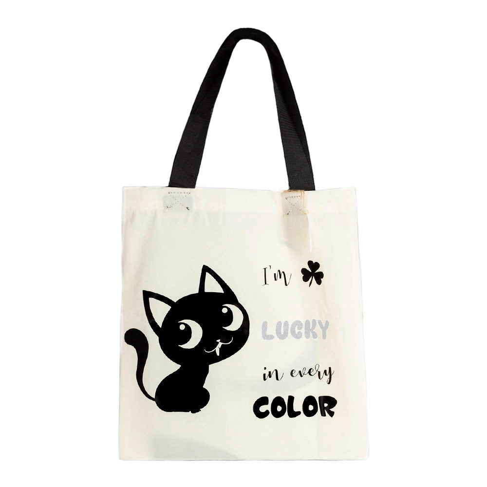 Bolso de Gato - Blanco Lucky