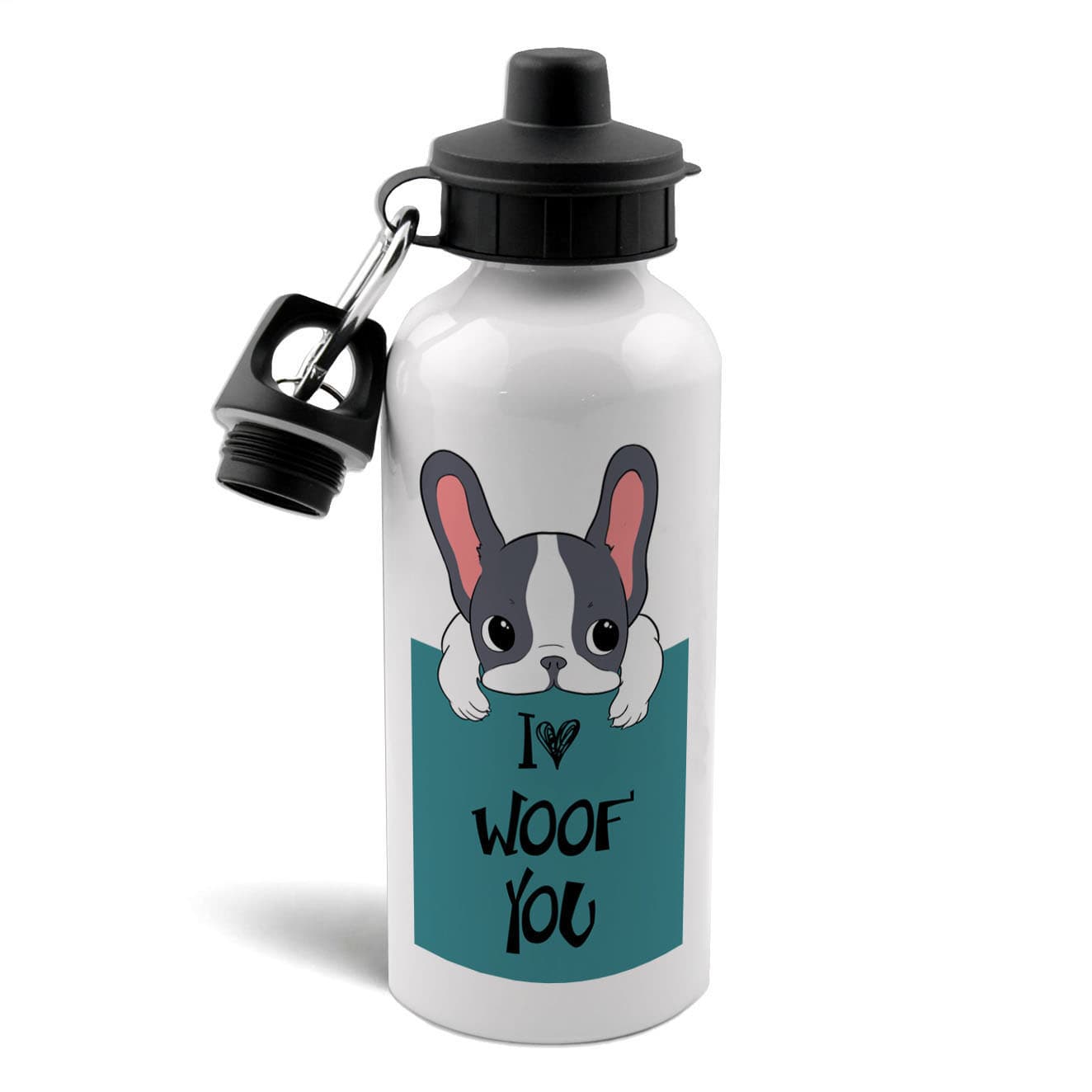 Botella de Perro - Bull Dog Francés