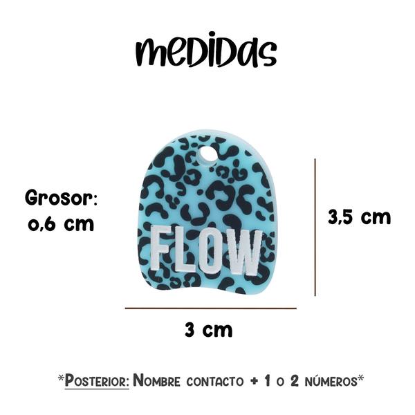 Placa de Perro - Flow