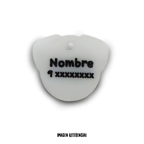 Placa Para Perro o Gato - Diseño Barbie