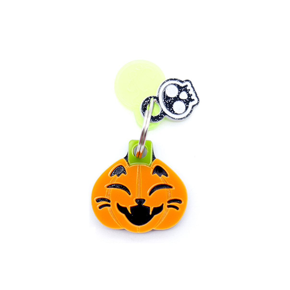 Placa de Gato Halloween - Calabaza