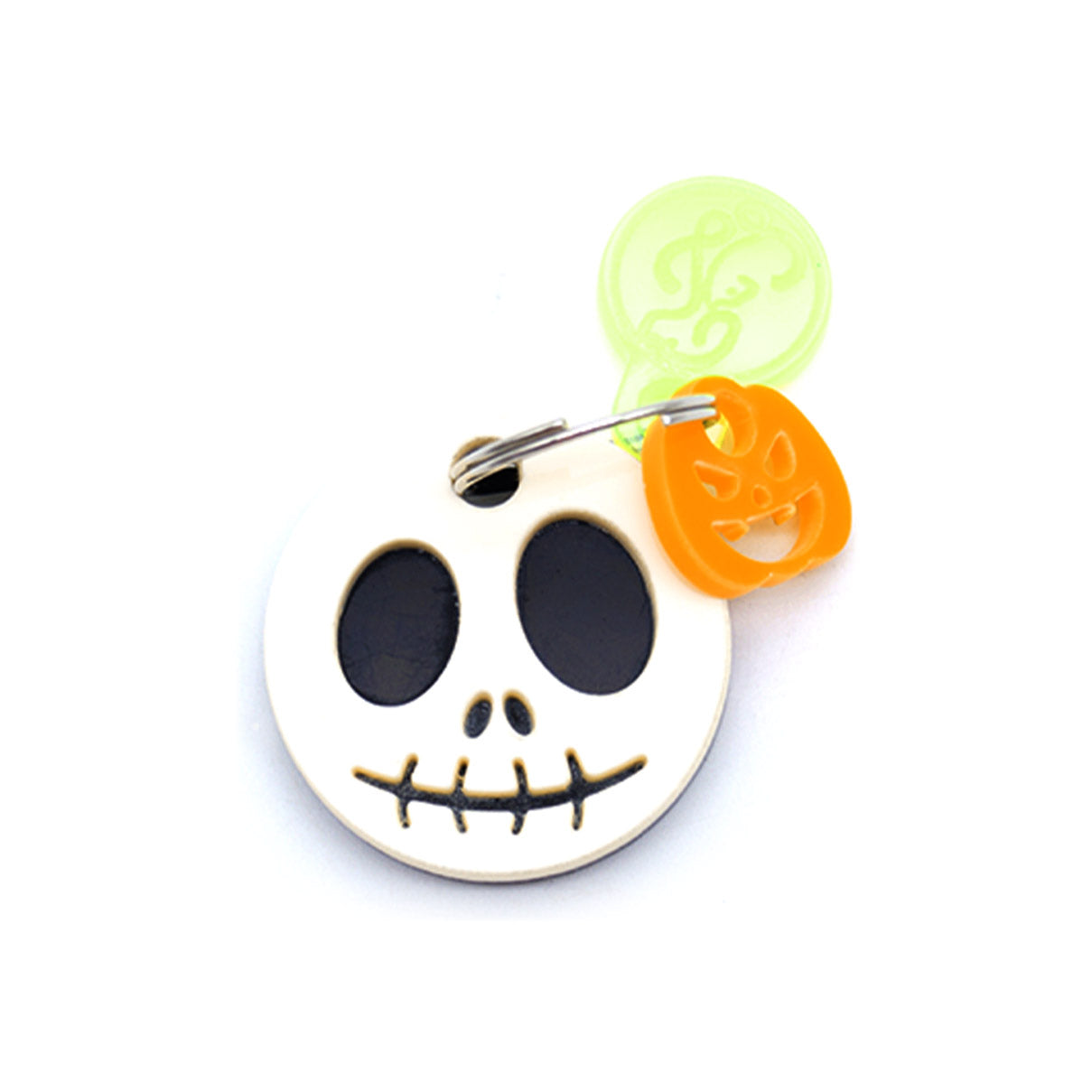 Placa de Perro Halloween - Calavera