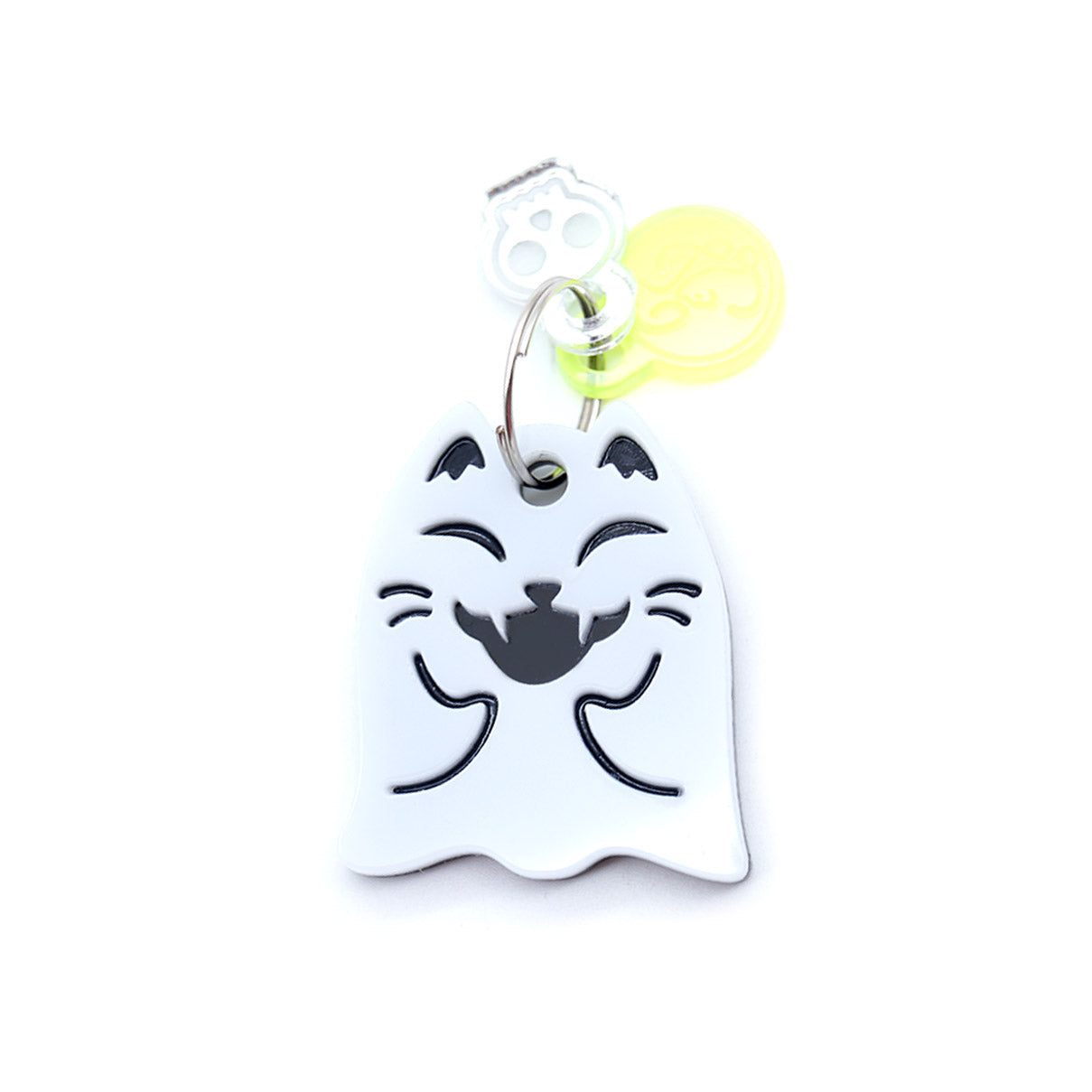 Placa de Perro Halloween - Fantasma