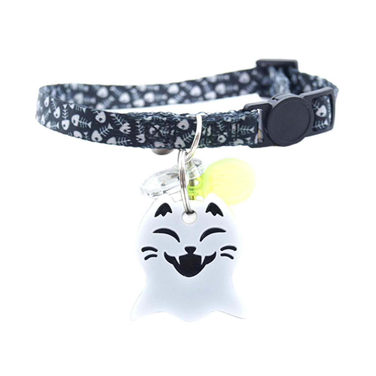 Placa de Perro Halloween - Fantasma