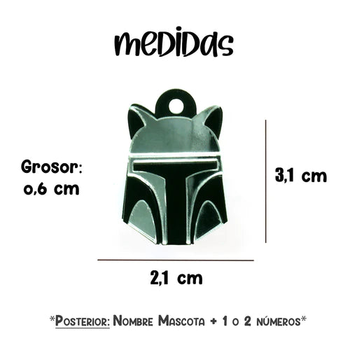 Placa para Gato - Mandalocat