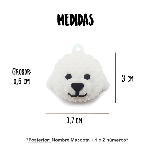 Placa De Perro - Bichón Frisé