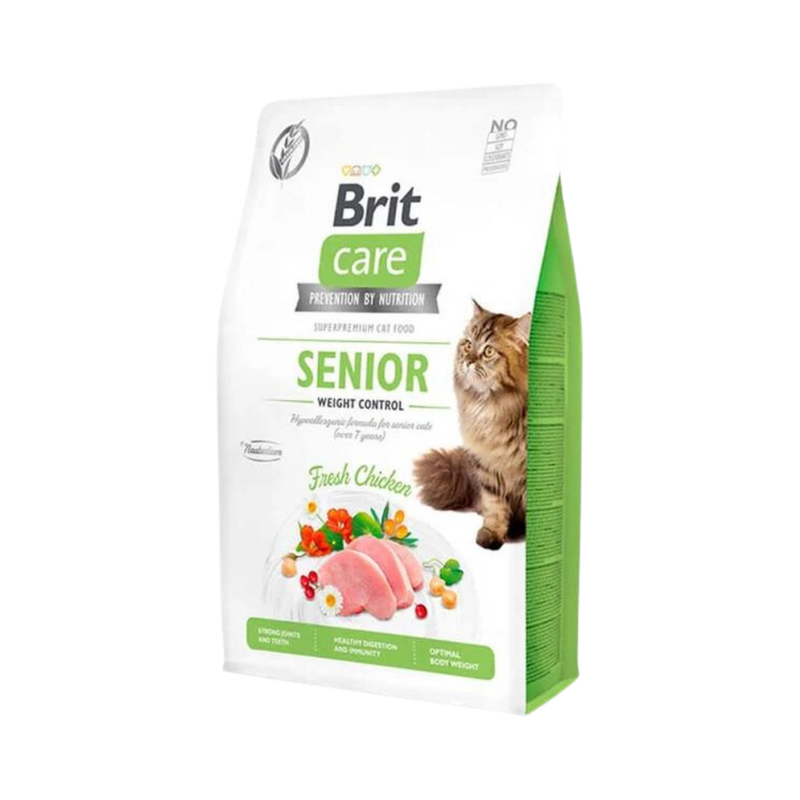 Alimento Para Gato Brit Care Senior Control De Peso 2kg