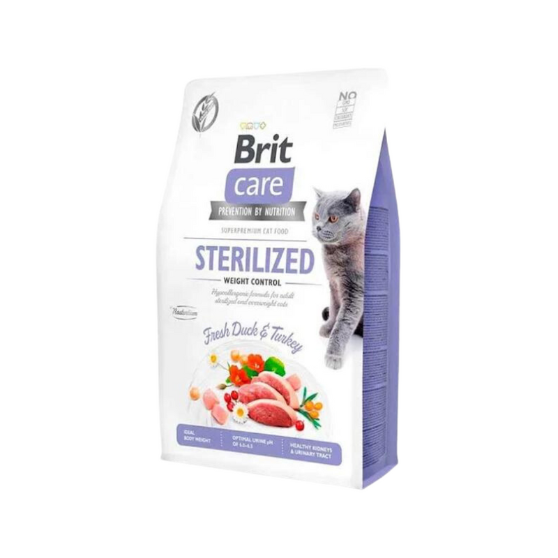 Alimento Para Gato Brit Care Esterilizado Control De Peso 2 kg