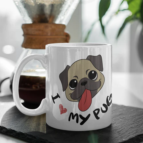 Taza de Perro - Pug
