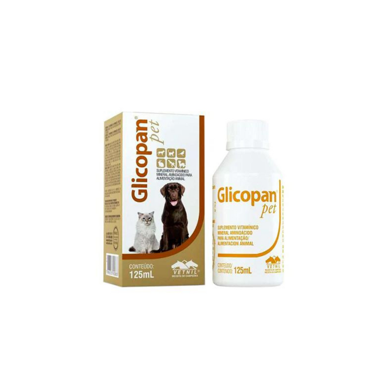Suplemento Para Perro y Gato Glicopan Pet Vitamínico 125 ml