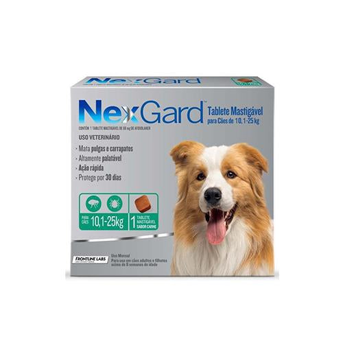 Nexgard Antiparasitario Perros de 10 kg hasta 25 kg
