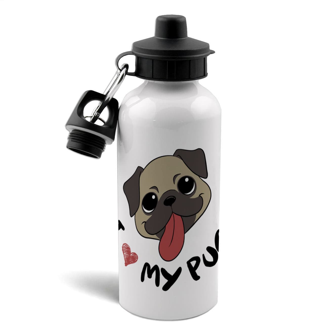 Botella de Perro - Pug